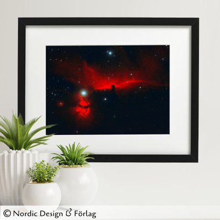 Horsehead Nebula, Hästhuvudnebulosan - Astrofoto, Fotokonst - Poster - Tavla