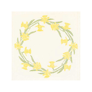 085 Påsklilja - Servett / Liten duk 35 x 35 cm