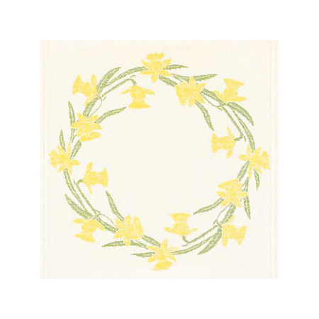 085 Påsklilja - Servett / Liten duk 35 x 35 cm