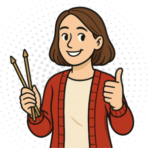 Hjälper dig att beräkna antal maskor du behöver.